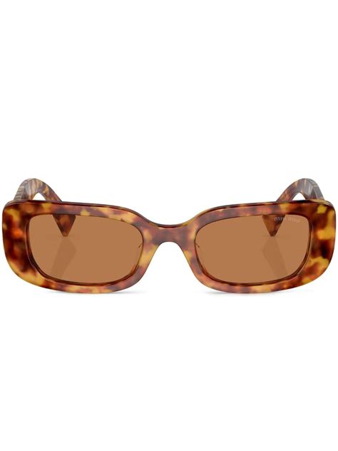 miu miu rectangular sunglasses|miu miu sunglasses sale.